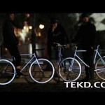 The Lumen Bicycle Uses Ambient City Lights to Glow Bright