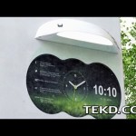 Coolest Clock Turns Walls into Projection Clocks
